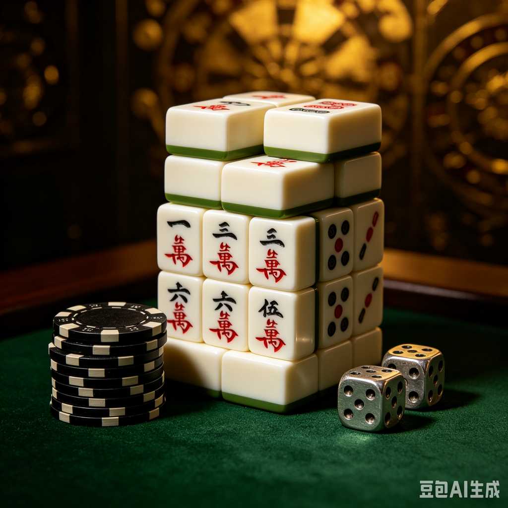 desktop decoration mahjong set